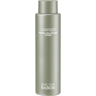 Doctor Babor Cleanformance Herbal Balancing Toner 200ml balancerende skintonic i grøn metalflaske med hvidt låg