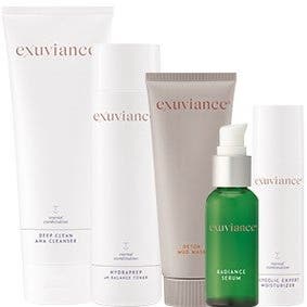 Finn produktene for deg fra Exuviance