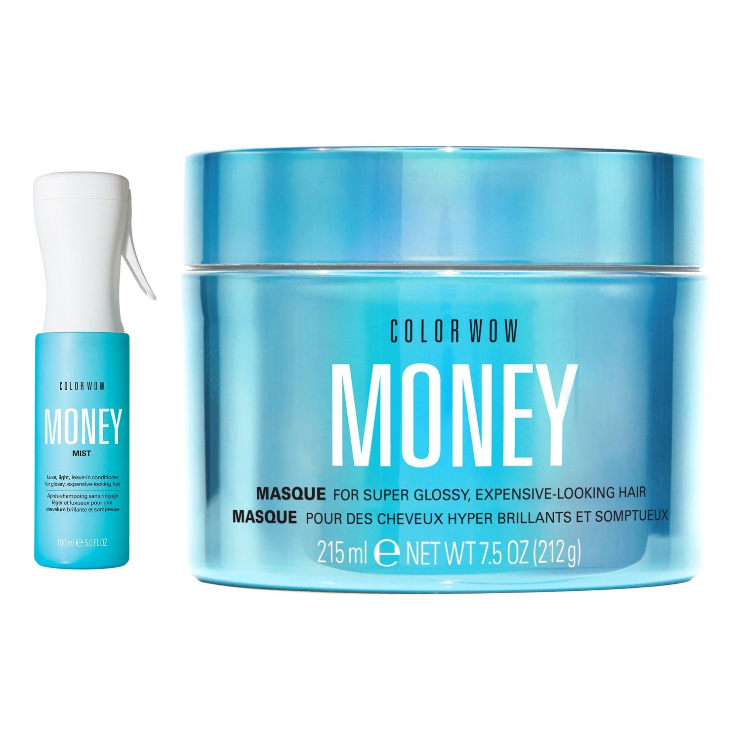 Color Wow Shine & Repair Hair Duo Money Mist 150 ml & Money Masque 215 ml - 365 ml