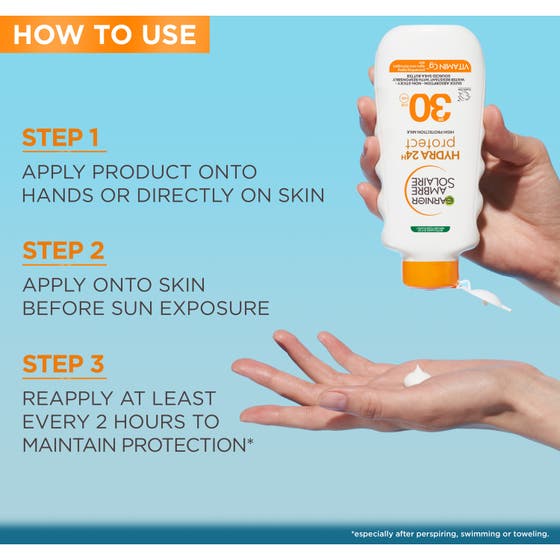 Ambre Solaire Hydra 24H Protect Sun Protecting Milk SPF30