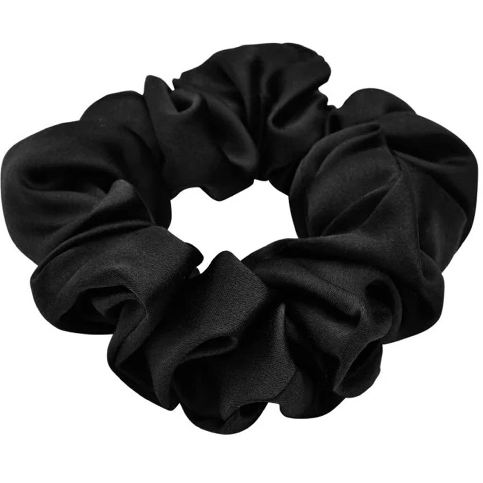 Lenoites Mulberry Silk Scrunchie Black - 1 pcs