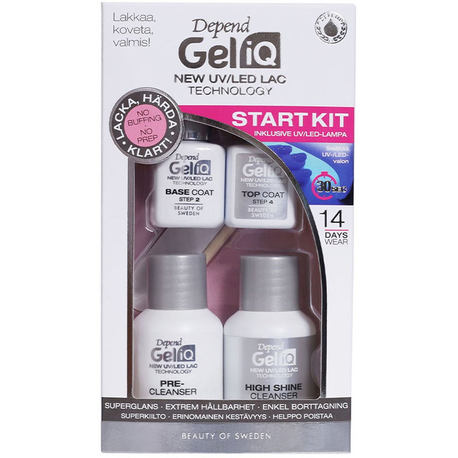 Depend Gel iQ Start Kit & Bordeaux Lips nagelprodukter dam – bild 9