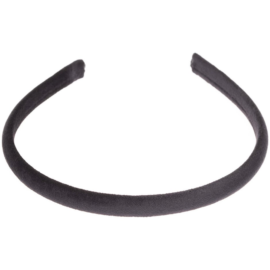 Dark Velvet Hair Band Thin Black 1 pcs håraccessoarer dam