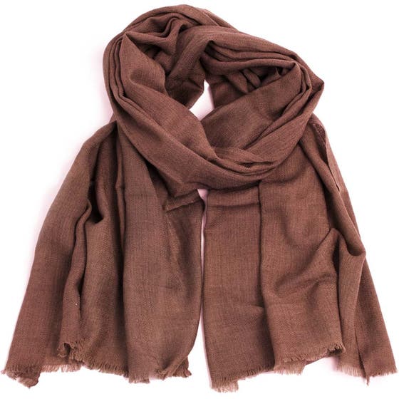 100% Merino Scarves Cacao