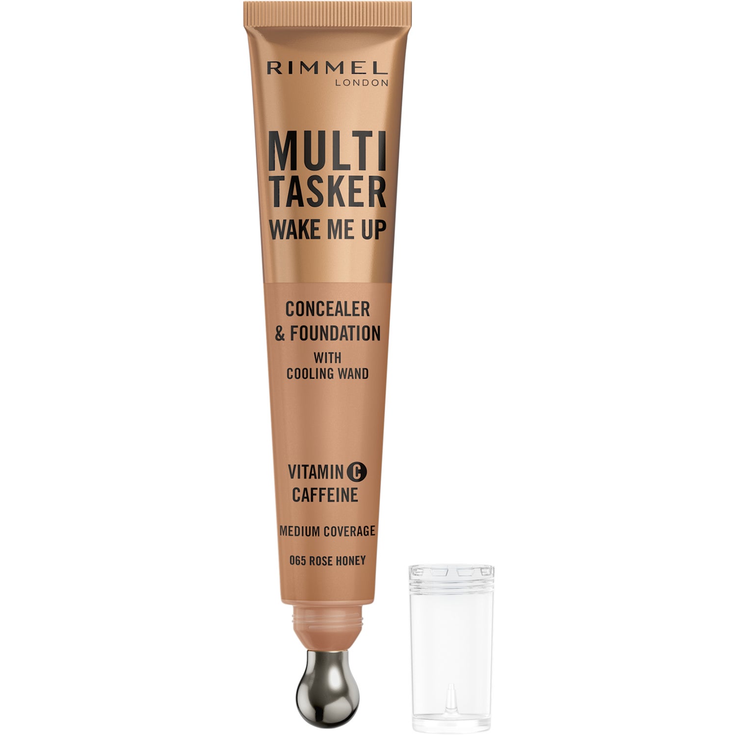 Rimmel Multi Tasker Wake Me Up Concealer & Foundation Rose Honey 065 dam – bild 7