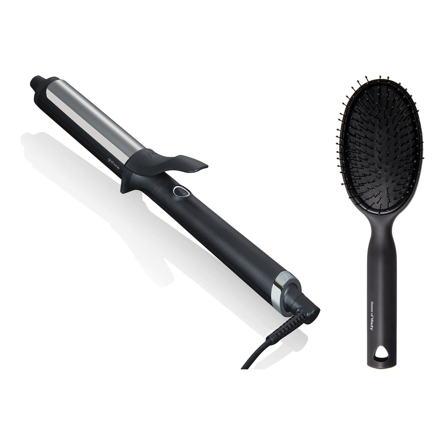 ghd Effortless Curls & Glide Styling Set Curl Tong & Detangling Brush