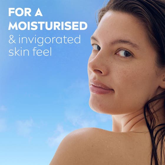 NIVEA Love Sunshine Shower Gel 250 ml dusjsåpe som beskytter mot uttørking med vitamin C, E og pleiende oljer.