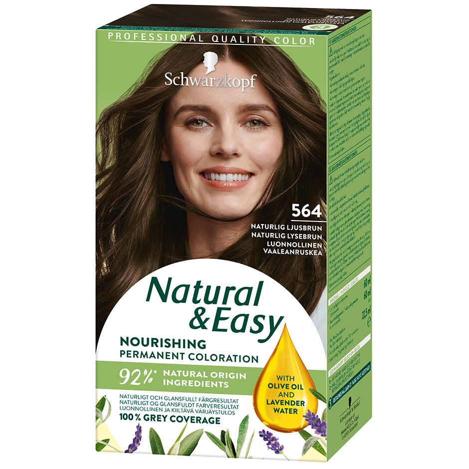 Natural & Easy 523 Ljus Isblond,  Schwarzkopf Färg
