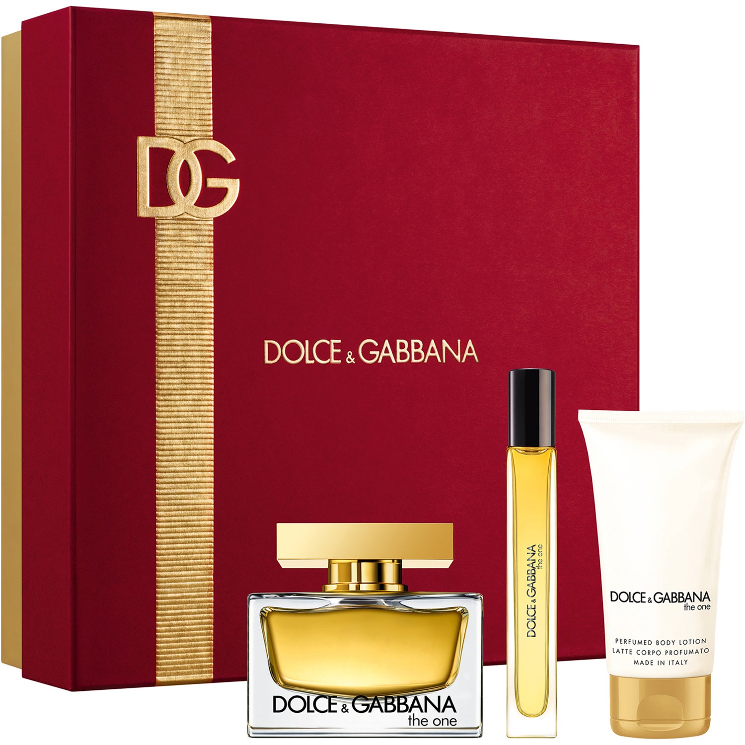 Dolce & Gabbana The One 75 ml + Body Lotion 50 ml + Travel Spray 10 ml Gift box