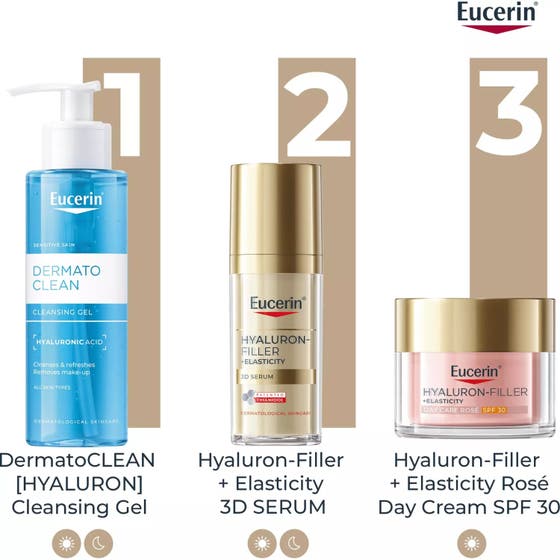 Day Cream Refill Hyaluron Filler+Elasticity Rosé SPF30