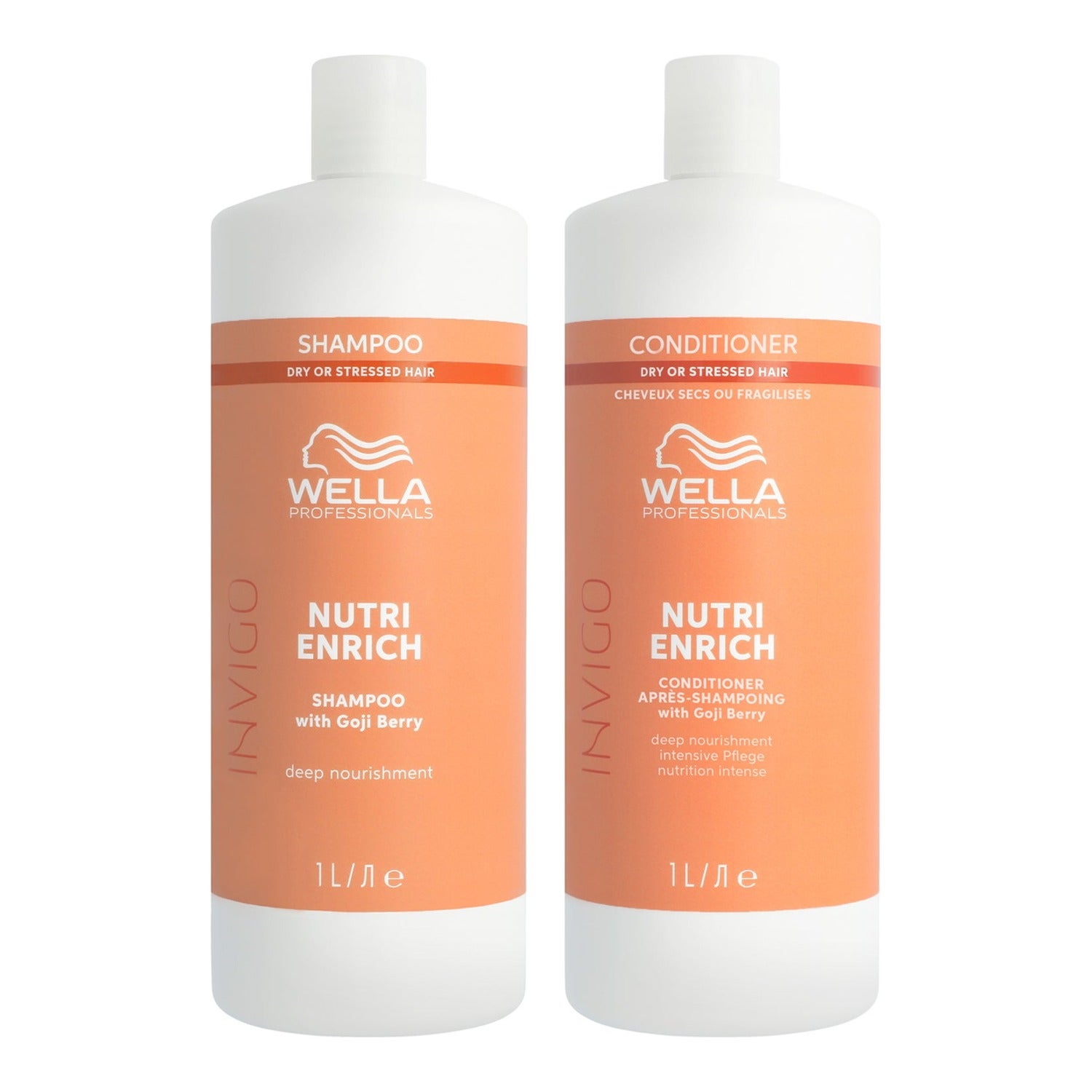 Wella Professionals INVIGO Nutri-Enrich Duo Shampoo 1000 ml & Conditioner 1000 ml - 2000 ml