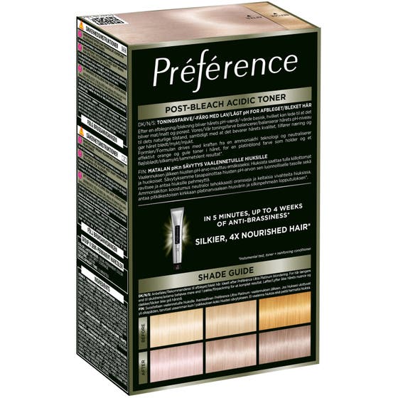 Préférence Le Blonding Acidic Hair Toner