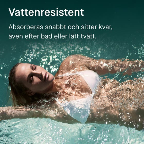 EVY Technology Daily UV Face 75 ml solkrem for ansiktet som gir 8 timers beskyttelse vist med kvinne som løper ute