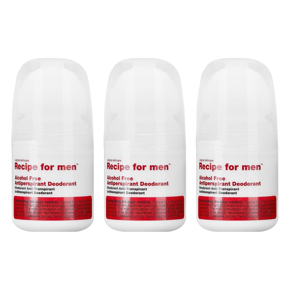 Antiperspirant Deodorant Trio 3 x Alcohol Free