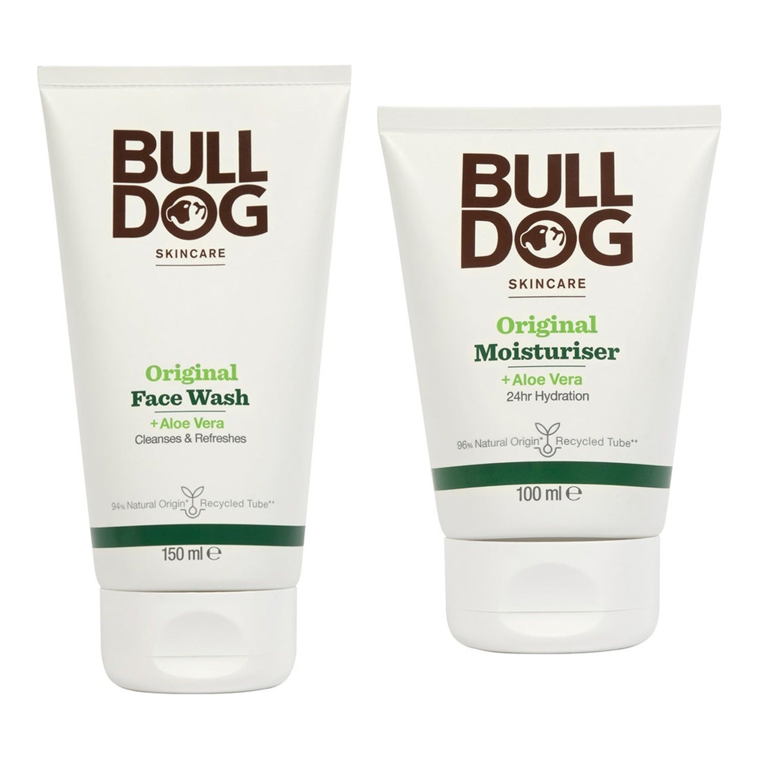 Bulldog Daily Face Bundle 150ml Face Wash & 100ml Moisturiser rengöring & peeling herr – bild 9