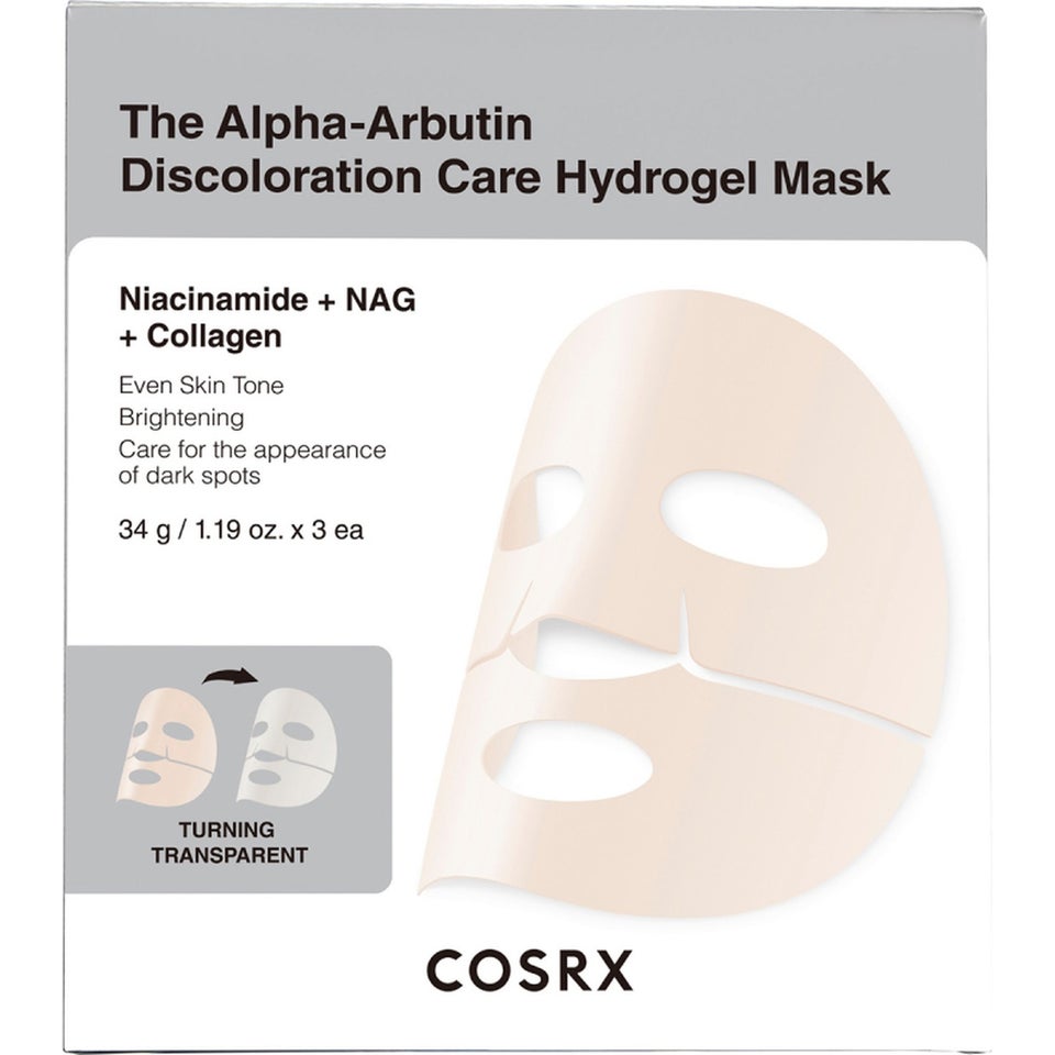 The Alpha-Arbutin Discoloration Care Hydrogel Mask 3 pcs