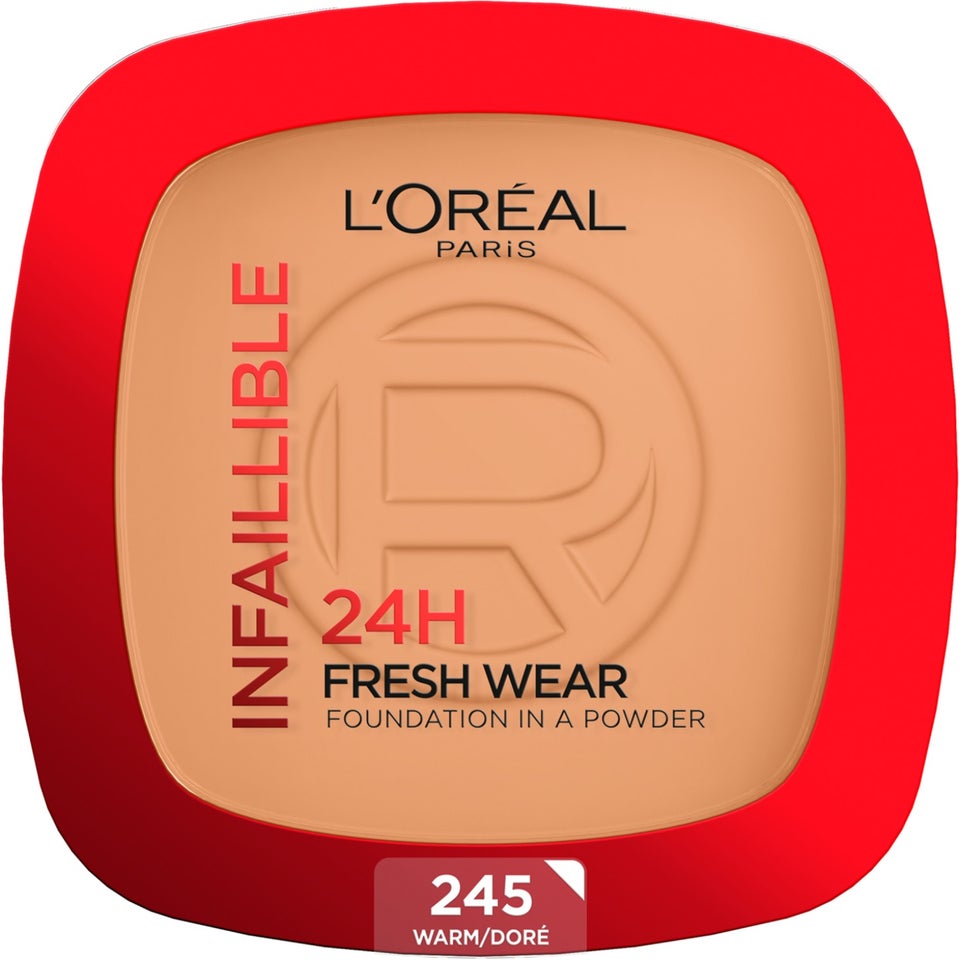 Infaillible 24H Fresh Wear Foundation in a Powder 390 Ebony 9 g