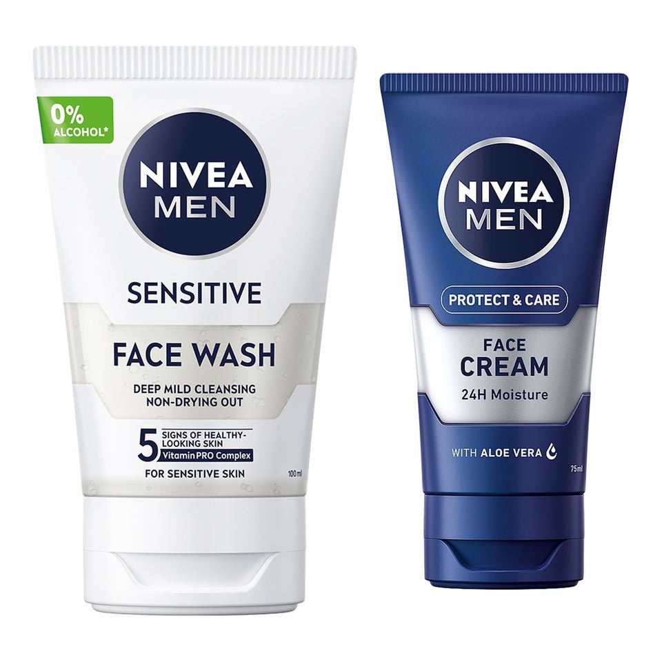 Sensitive Skin Essentials Face Wash 100 ml & Moisturiser