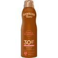 Hawaiian Tropic Glowing Protection SPF 30 solbeskyttelse tørr oljespray i brun flaske som gir huden glød.
