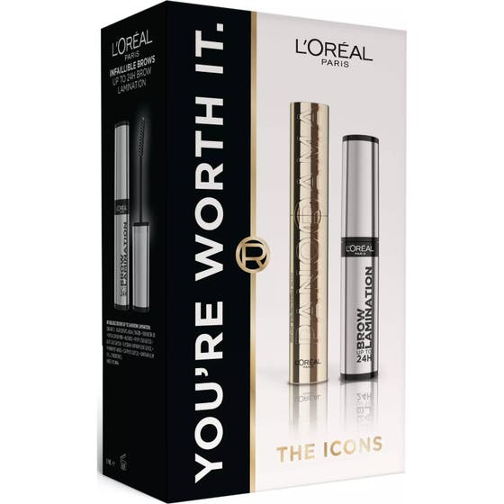 Volume Million Lashes Panorama Mascara Black & Infaillible Brow Lamination Gift Box