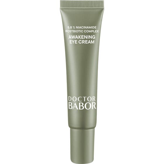 Doctor Babor Cleanformance Awakening Eye Cream 15 ml opfriskende øjencreme i grøn metallisk tube med hvid spids