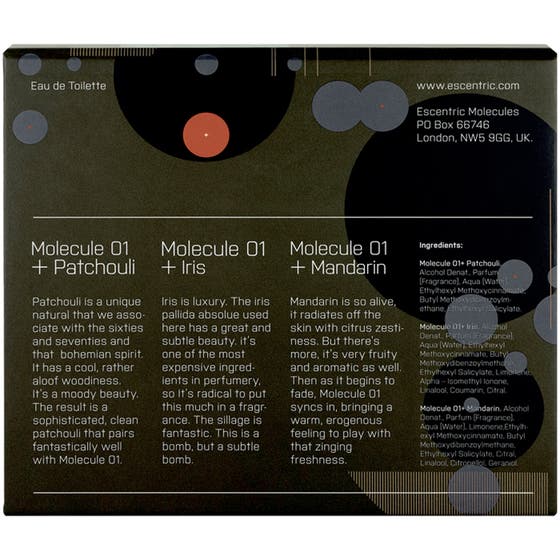 M+ Patchouli, Iris, Mandarin