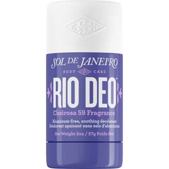 Sol de Janeiro Rio Deo Cheirosa 59 57g beroligende deodorant i lilla hylse med hvitt lokk
