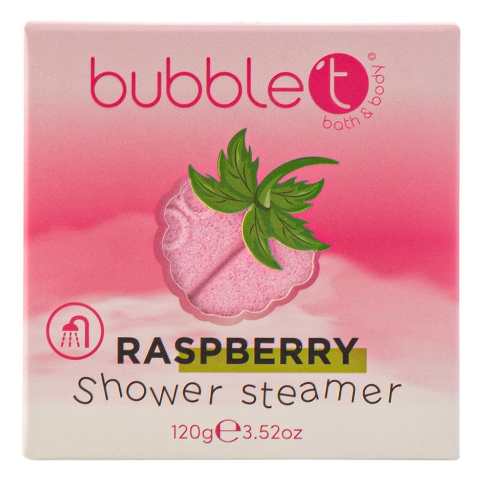 BubbleT Fruitea Raspberry Shower Steamer 120 g