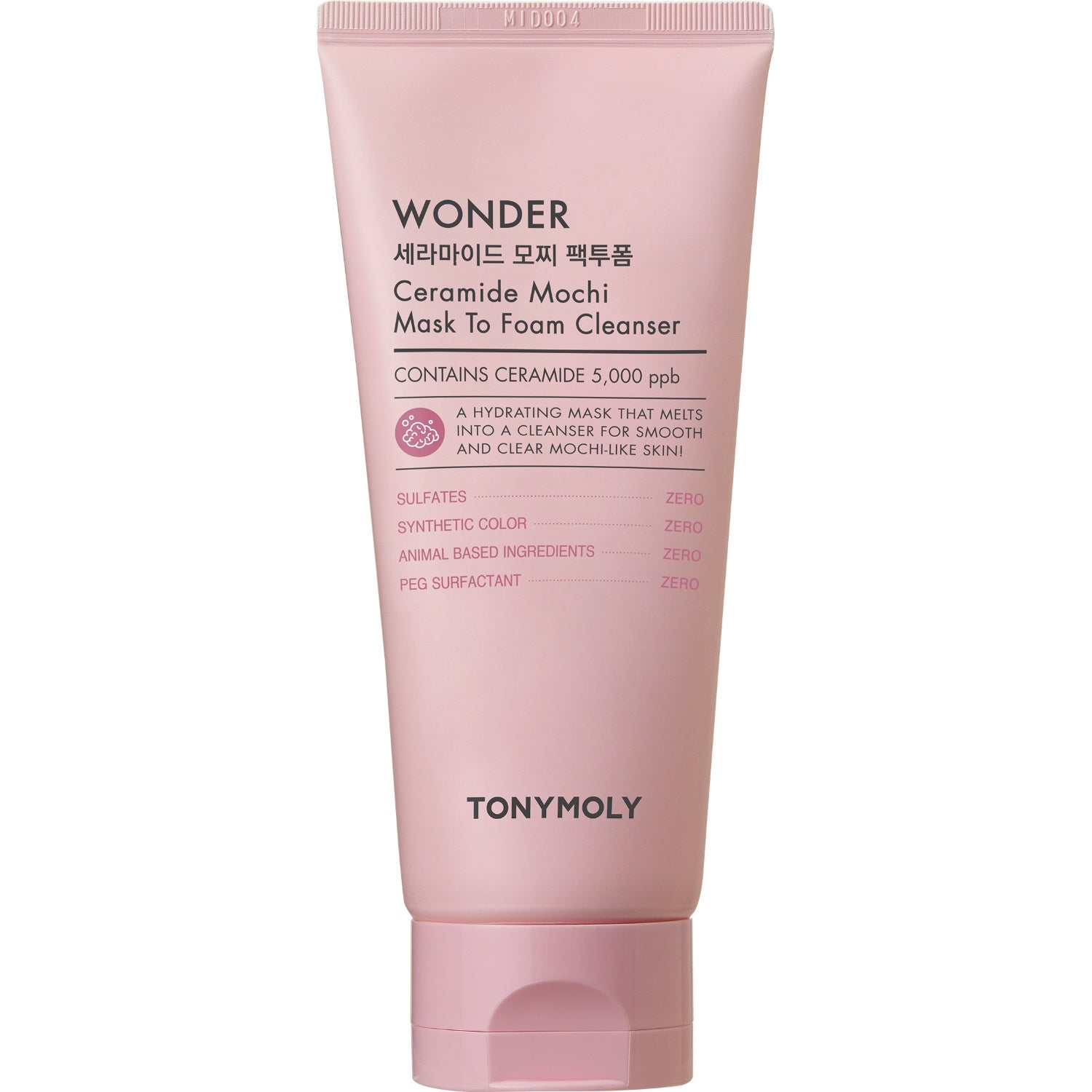 Tonymoly WONDER Mochi Mask To Foam Cleanser rengöring & peeling herr