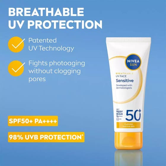 UV Face Sensitive Cream SPF 50+