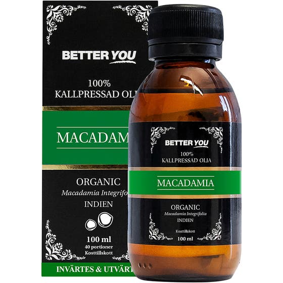 Macadamianolja EKO Kallpressad