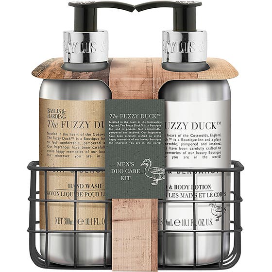 The Fuzzy Duck Men's Hemp & Bergamot 2 Bottle Set