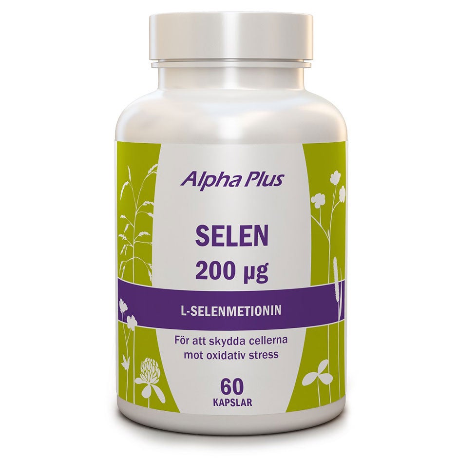 Alpha Plus Selen 200µg 60 kapslar