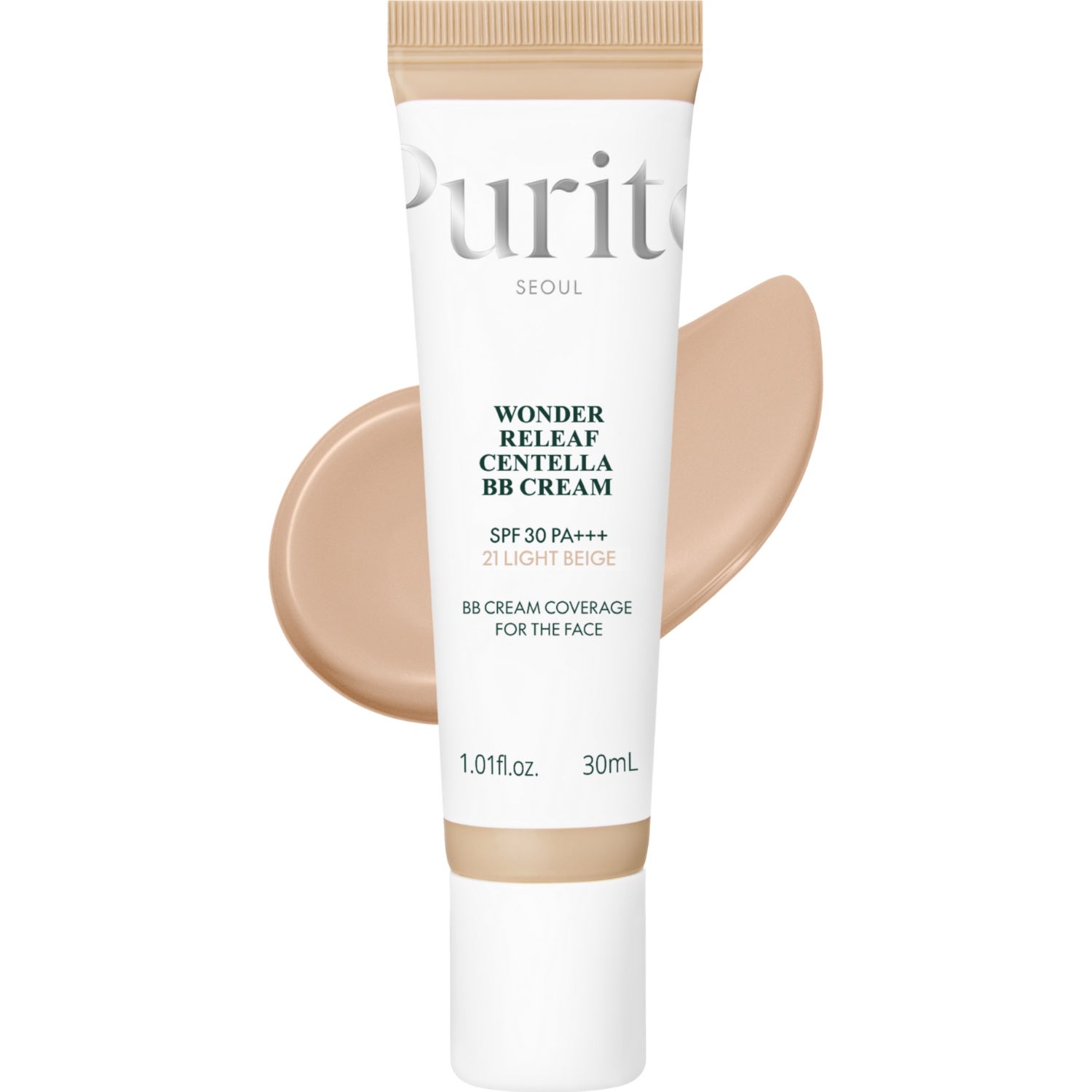 Purito Wonder Releaf Centella BB Cream 21 Light Beige - 30 ml