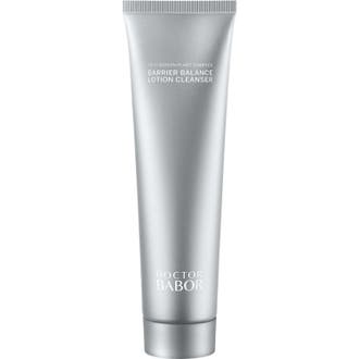 Doctor Babor Barrier Balance Lotion Cleanser 200 ml styrkende ansigtsrens i en metallisk sølvfarvet tube