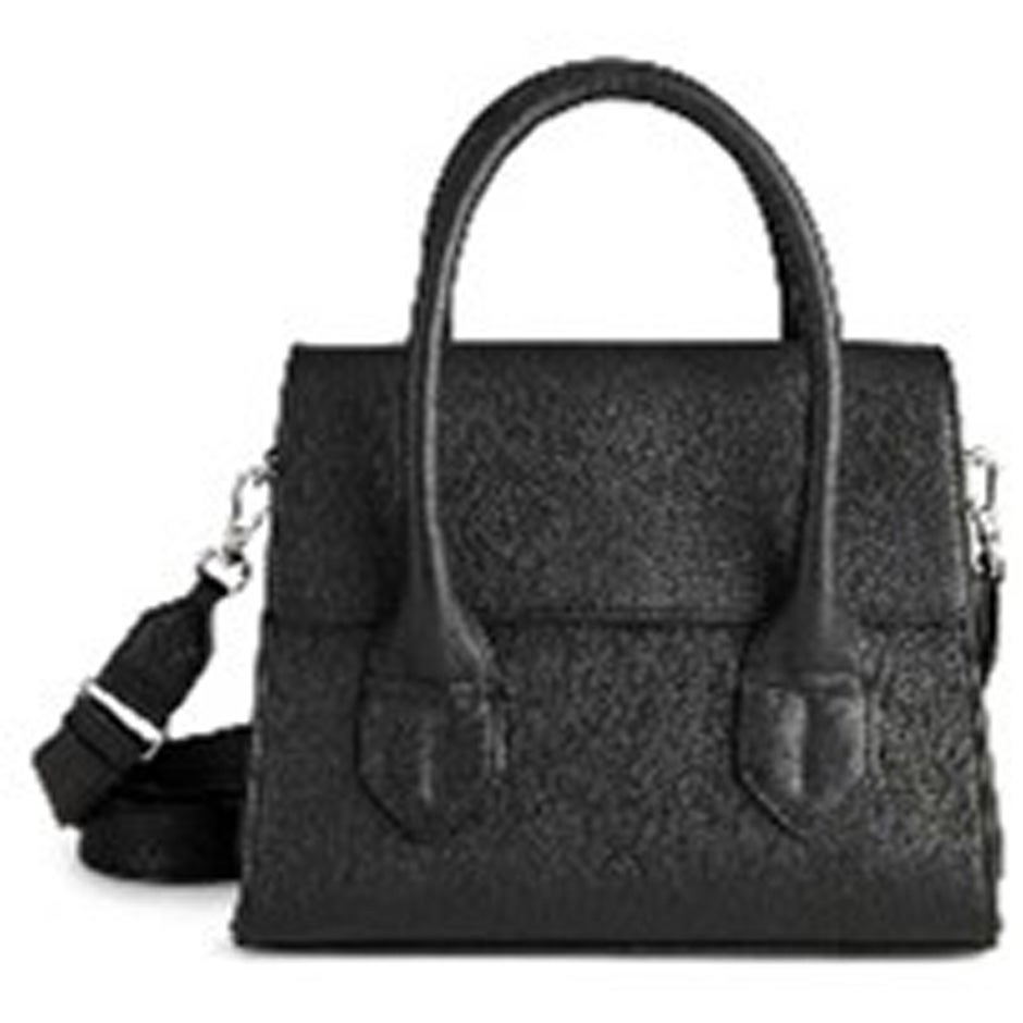 Produktfoto för Markberg Filippa Bag Grain Black 24x12x7 cm