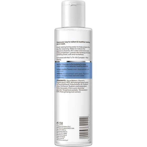 Toning Water for Pore Reduction, Radiance