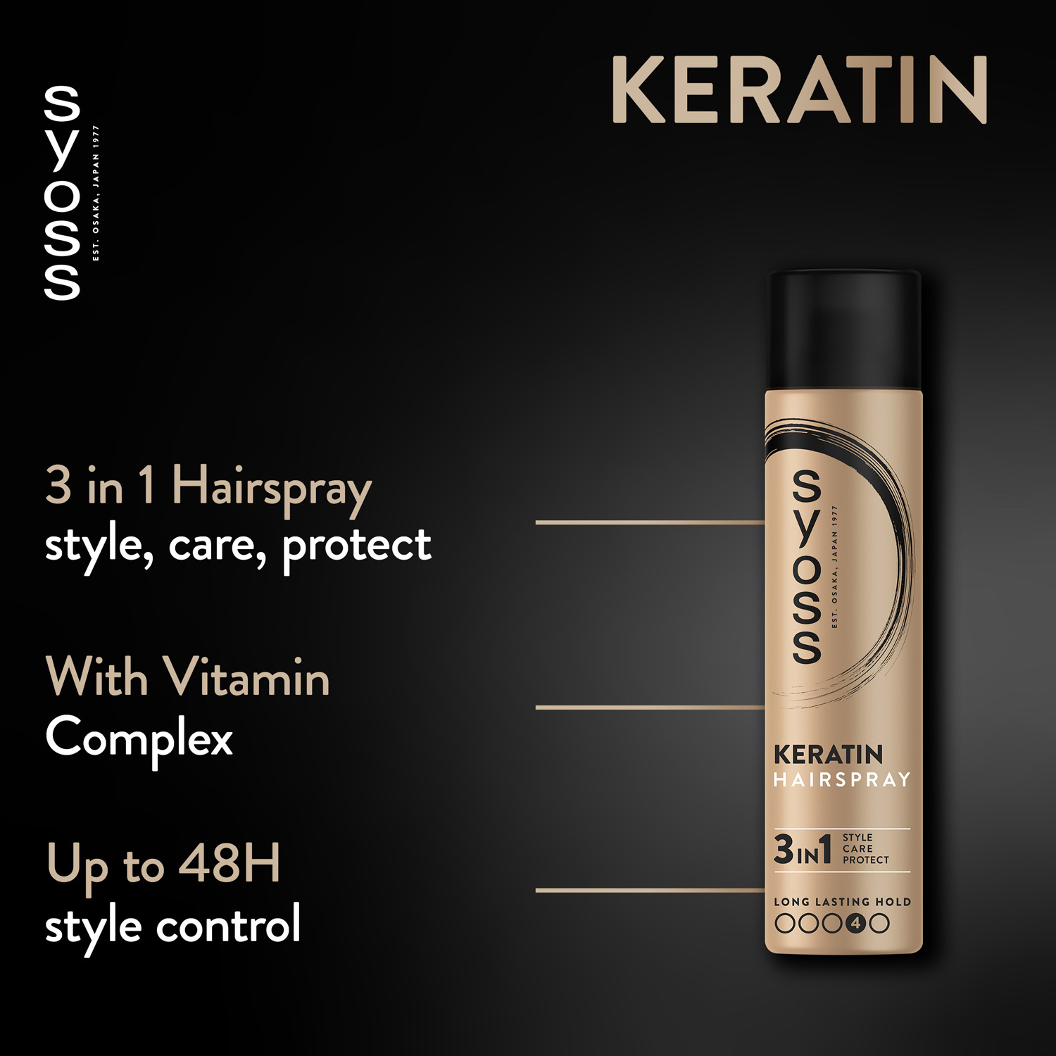 Hairspray Keratin