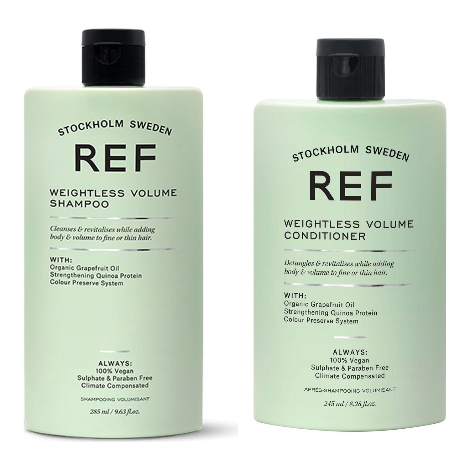 REF Stockholm Weightless Volume Duo 285ml Shampoo & 245ml Conditioner - 530 ml