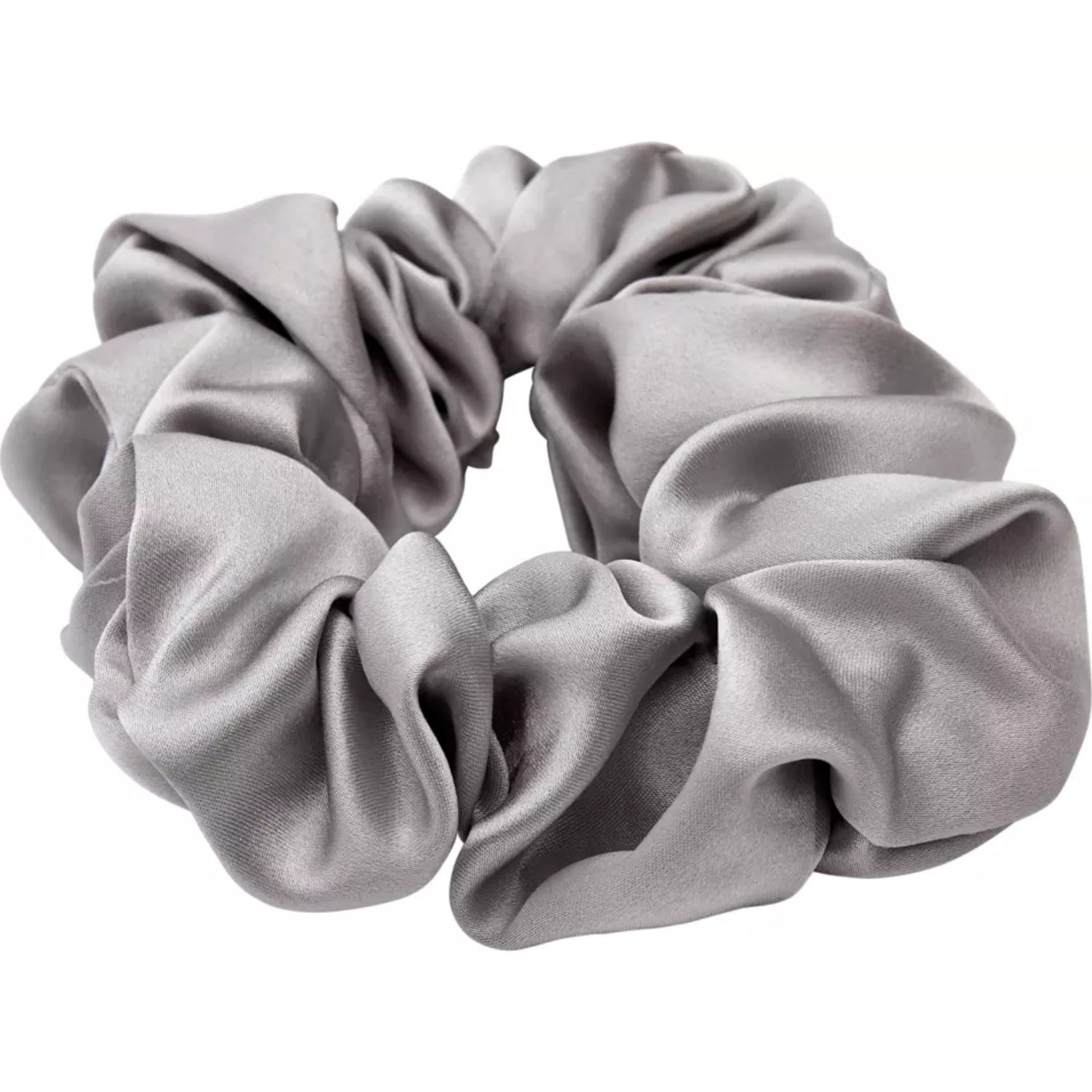 Lenoites Lenoites Mulberry Silk Scrunchie Grey - 1 pcs