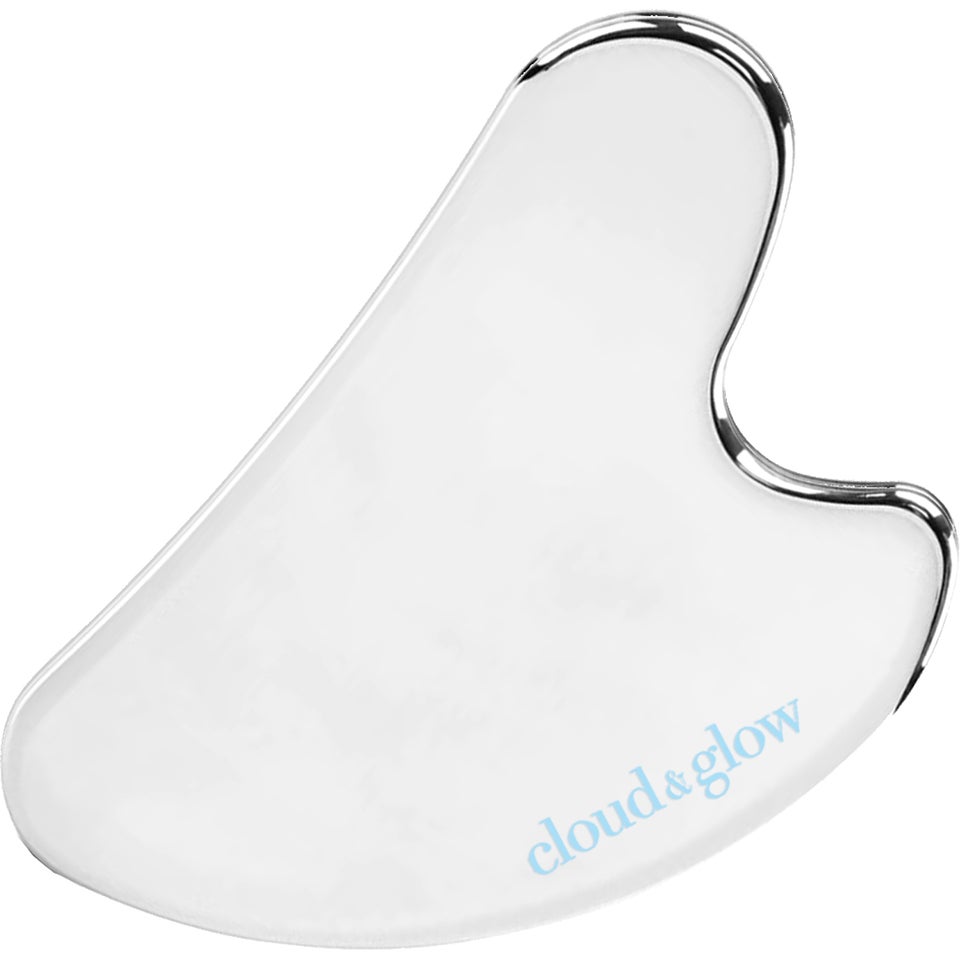 Heart Gua Sha Stainless Steel Silver 1 pcs