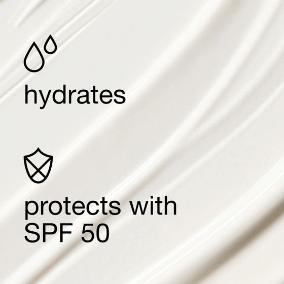 Clinique Clinique For Men Daily Hydrator 75 ml fuktighetskrem med SPF 50 gir fukt med en hvit og kremet tekstur.