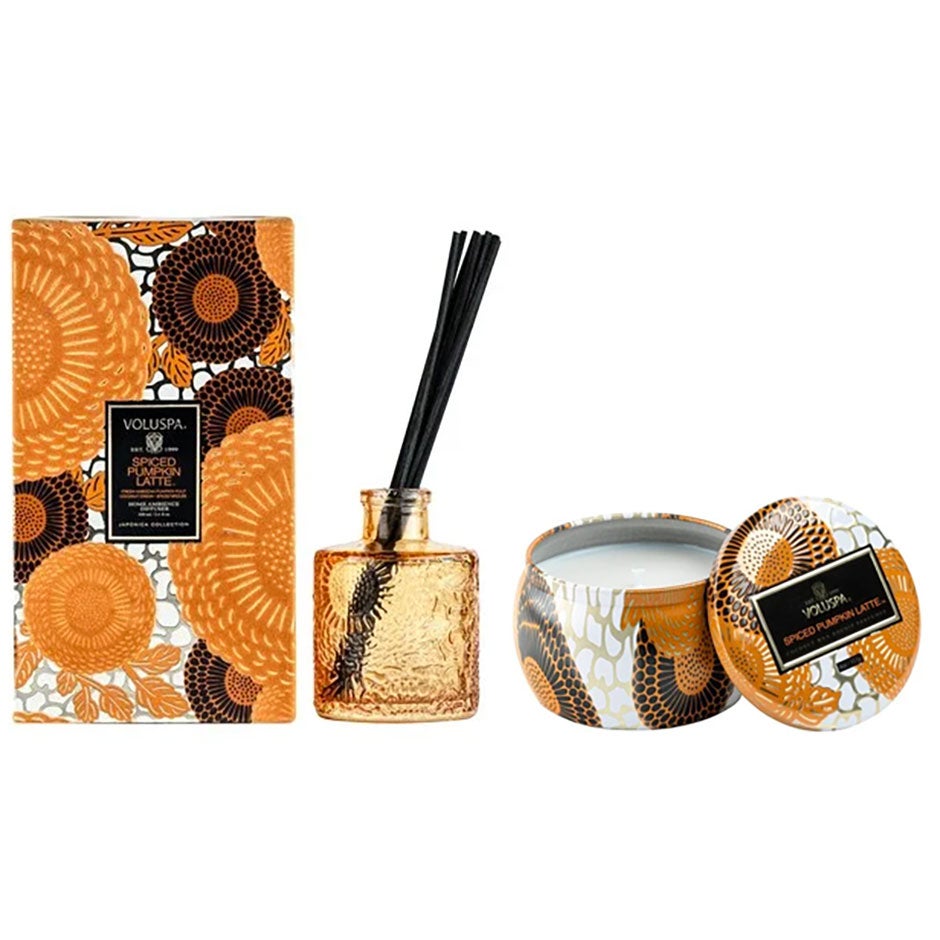 Voluspa Spiced Pumpkin Latte Set