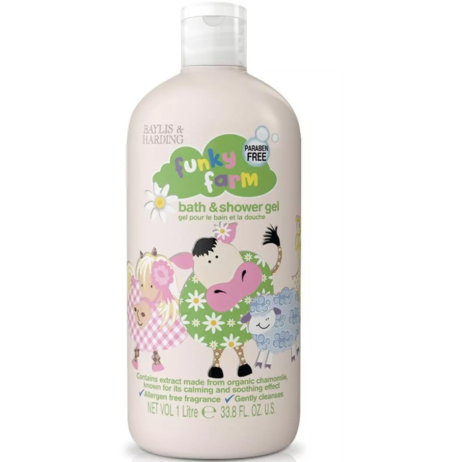 Produktfoto för Baylis & Harding Funky Farm Bath & Shower Gel 1000 ml