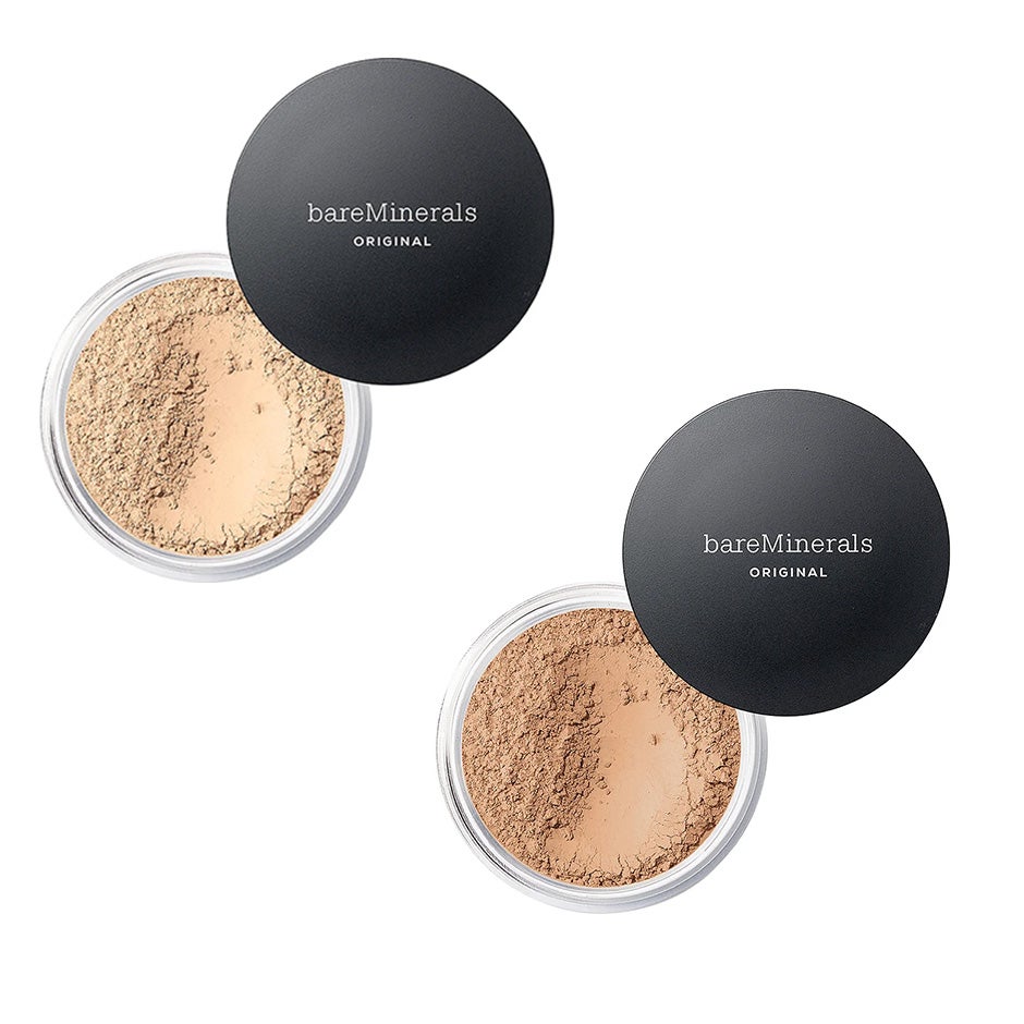 bareMinerals Original Loose Mineral Foundation Set Medium Beige + Fairly Light