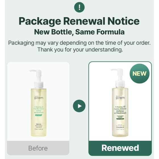 Safe Me. Relief Moisture Cleansing Oil