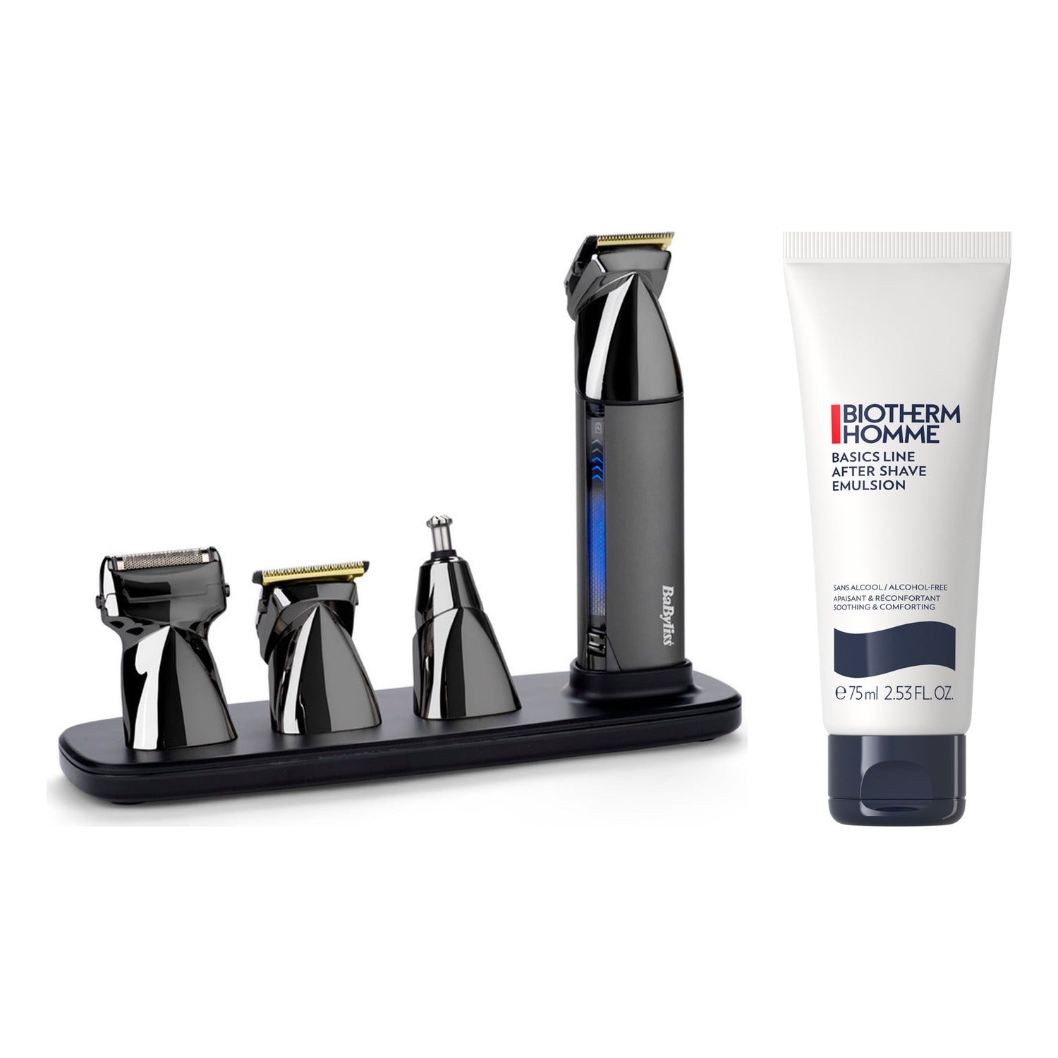 BaByliss Timeless grooming Babyliss Multi-Trimmer & Biotherm Homme After Shave Emulsion