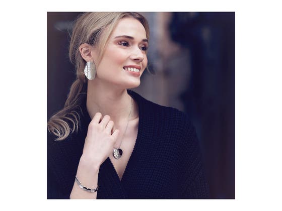 Pebble Steel Armbånd