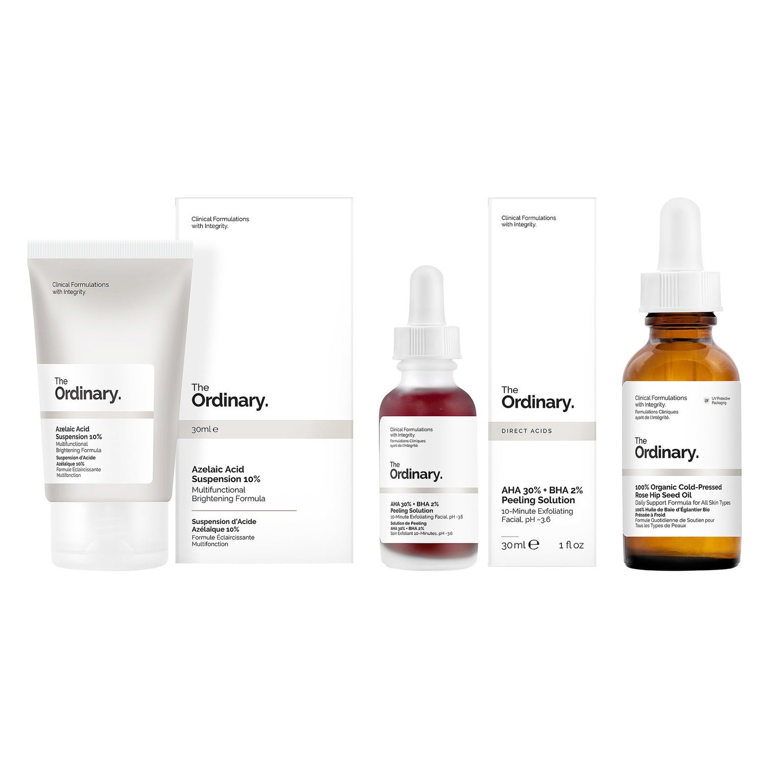 The Ordinary The Ordinary Set Of Actives - Acne Scars 30 ml, 30 ml, 30 ml - 90 ml