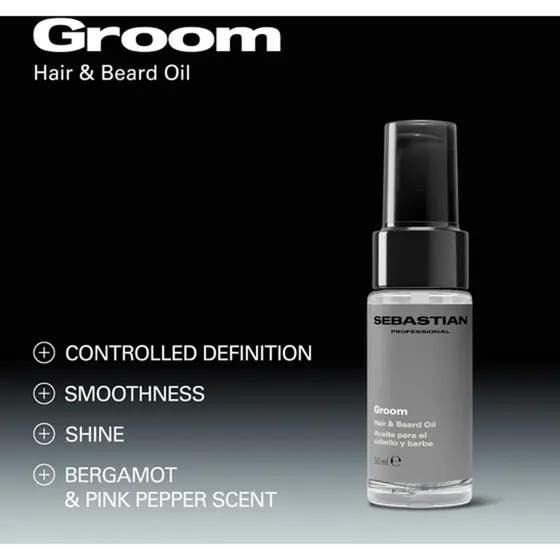 Groom Hair & Beard Oil for Men